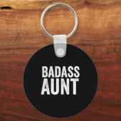 Bad Aunt Gift Funny New Aunt Idea New Niece Nephew Sleutelhanger (Voorkant)