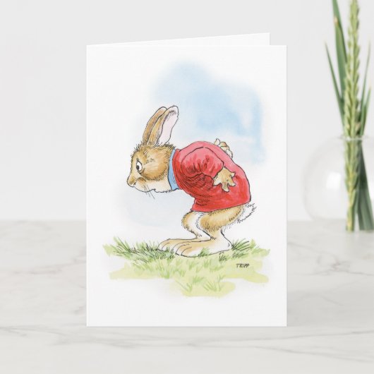 Bad Back Verjaardag Kaart (Voorkant)