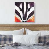 Bad Badger Canvas Afdruk (Insitu (Slaapkamer))