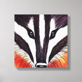 Bad Badger Canvas Afdruk (Voorkant)