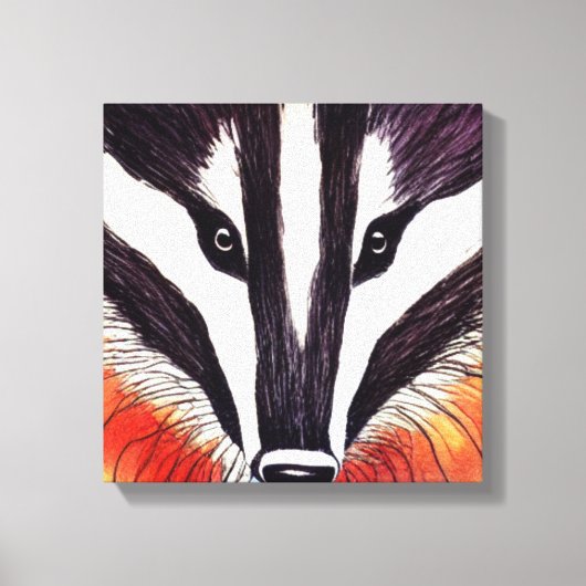 Bad Badger Canvas Afdruk (Voorkant)