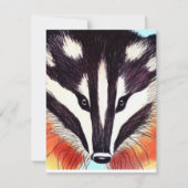 Bad Badger Notitiekaartje (Voorkant)