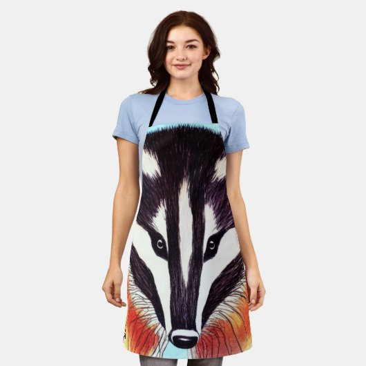 Bad Badger Schort (Gedragen)