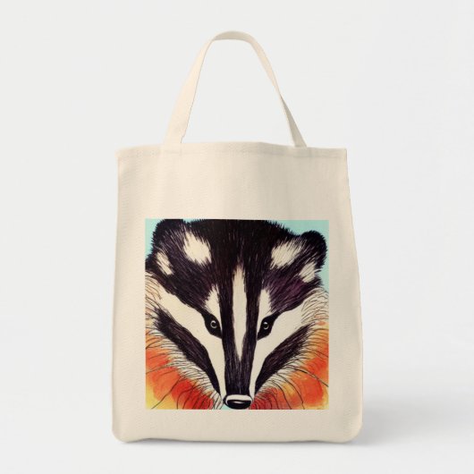 Bad Badger Tote Bag (Voorkant)
