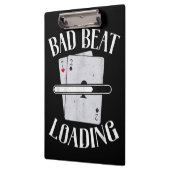 Bad Beat Loading Texas Holdem Casino Funny Poker Klembord (Links)
