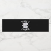 Bad Beat Loading Texas Holdem Casino Funny Poker Waterfles Etiket (Enkel label)