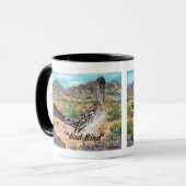 "Bad Bird" Roadrunner en Kokopelli New Mexico Mok (Voorkant links)