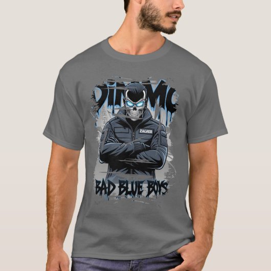 Bad Blue Boys Kit for Dinamo Zagreb Fans T-shirt (Voorkant)