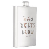 Bad Bolts Blow - Klassieke kolf Heupfles (Rechts)