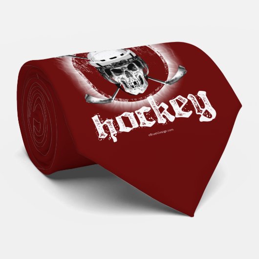 Bad Bonez Hockey stropdas (donker) (Opgerold)