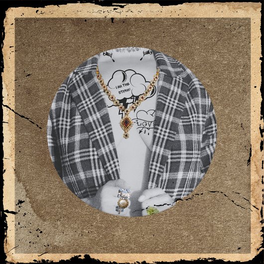 Bad & Boo-Jee Bride Papieren Bordje