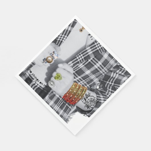 Bad & Boo-Jee Bride Servet (Hoek)