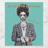 Bad & Boo-Jee Bride Wijn Etiket (Enkel label)