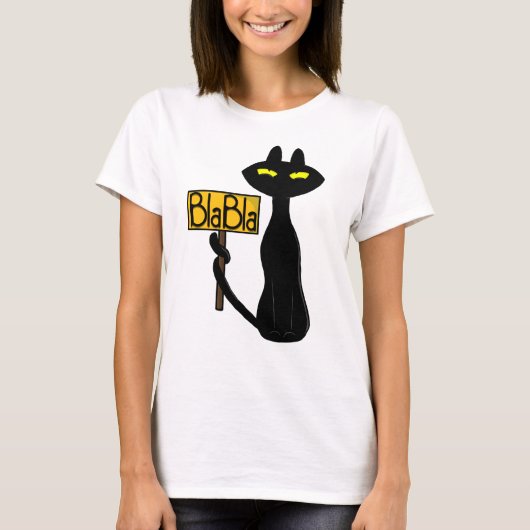 Bad Boogie - De Kat- "BlaBla"  T-Shirts (Voorkant)