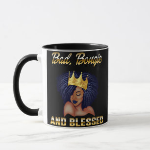 Bad Bougie and Blessed Bougie Gift for Women Black Mok