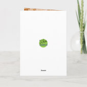 Bad Boy 40th Mannen Birthday Funny Face Cut-out Kaart (Achterkant)