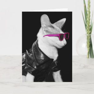 Bad Boy Cat beroemd gemaakt door Shades Kaart