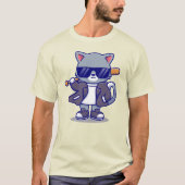 Bad Boy Cat T-shirt (Voorkant)