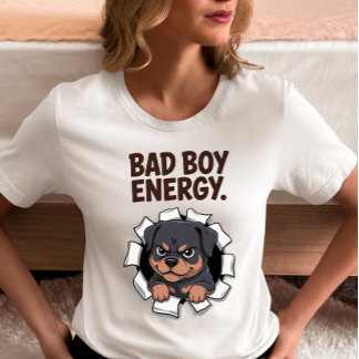Bad Boy Energy Rottweiler Tri-Blend Shirt