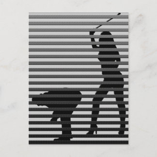 Bad Boy Silhouette Briefkaart