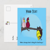 Bad Boys Briefkaart (Voorkant / Achterkant)