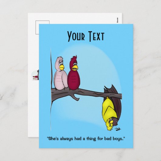 Bad Boys Briefkaart (Voorkant / Achterkant)