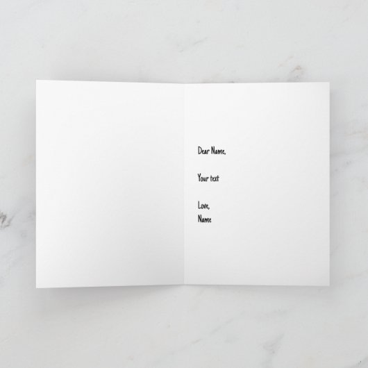 Bad Boys Wit Gevouwen Wenskaart Kaart (Binnen)