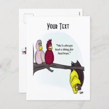 Bad Boys Witte Ansichtkaart