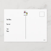 Bad Boys Witte Ansichtkaart Feestdagenkaart (Achterkant)