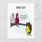 Bad Boys Witte Ansichtkaart Feestdagenkaart (Voorkant)