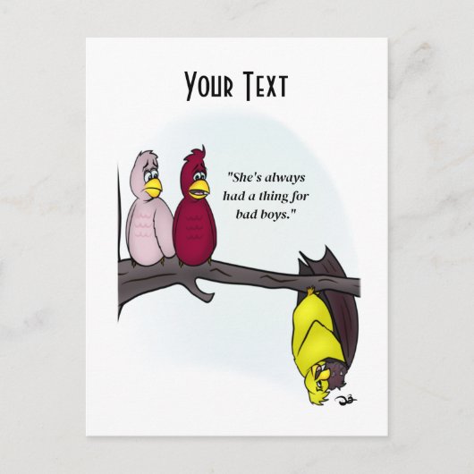 Bad Boys Witte Ansichtkaart Feestdagenkaart (Voorkant)