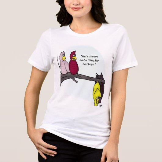 Bad Boys Witte Vrouwen T-shirt (Voorkant)
