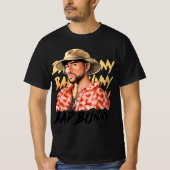 Bad Bunny in Panama Pet Un Verano Sin Ti Illustrat T-shirt (Voorkant)