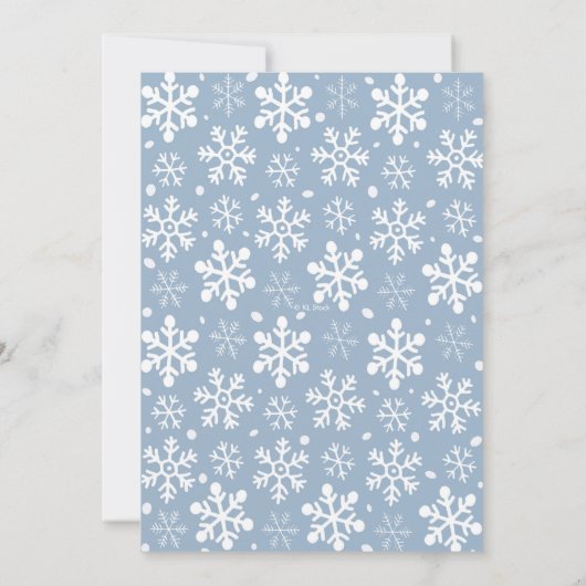 Bad Bunny Rabbit & Snowman Funny Kerstmis Feestdagenkaart (Achterkant)