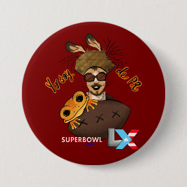 Bad Bunny Super Bowl Ronde Button 7,6 Cm