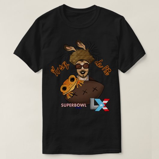 Bad Bunny SuperBowl T-shirt (Design voorkant)