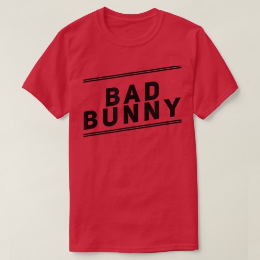 BAD BUNNY T-SHIRT (Design voorkant)
