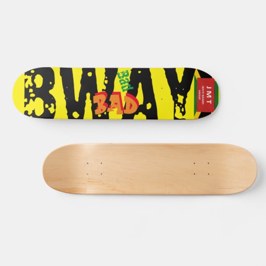 BAD BWAY JMT JAMAICA 7 3/4-inch skateboard Deck (Horizontaal)