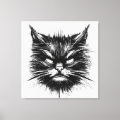 Bad Cat Canvas Afdruk (Voorkant)