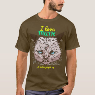 BAD CAT I hou van Wiskunde - het maakt mensen tot T-shirt