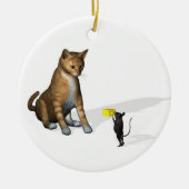 Bad Cat Keramisch Ornament (Voorkant)