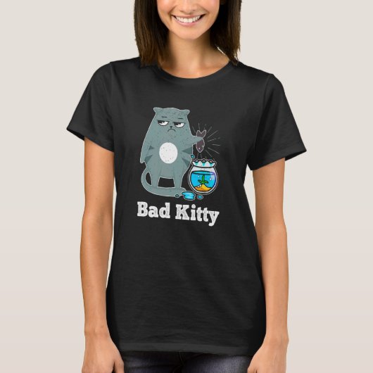 Bad Cats Cat Mom Dad Inappropriate Cat T-shirt (Voorkant)