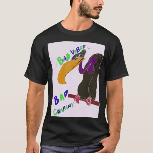 BAD COMPANY BAD VIBES SHIRT (Voorkant)