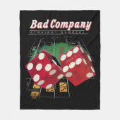 Bad Company Blues Een eerbetoon aan Paul Rodgers Fleece Deken (Voorkant)