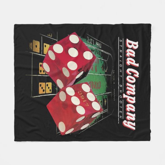 Bad Company Blues Een eerbetoon aan Paul Rodgers Fleece Deken (Voorkant (Horizontaal))