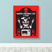 Bad Cook Gift Canvas Afdruk (Insitu (Houten vloer))