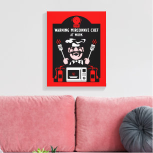 Bad Cook Gift Canvas Afdruk