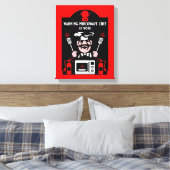 Bad Cook Gift Canvas Afdruk (Insitu (Slaapkamer))
