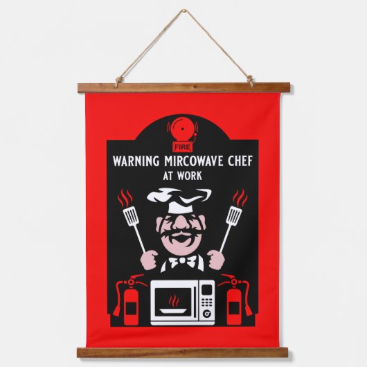 Bad Cook Gift Hangend Wandkleed (Voorkant)