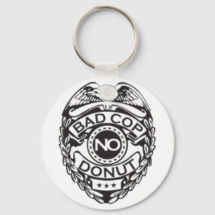 Bad Cop No Donut - Black Sleutelhanger